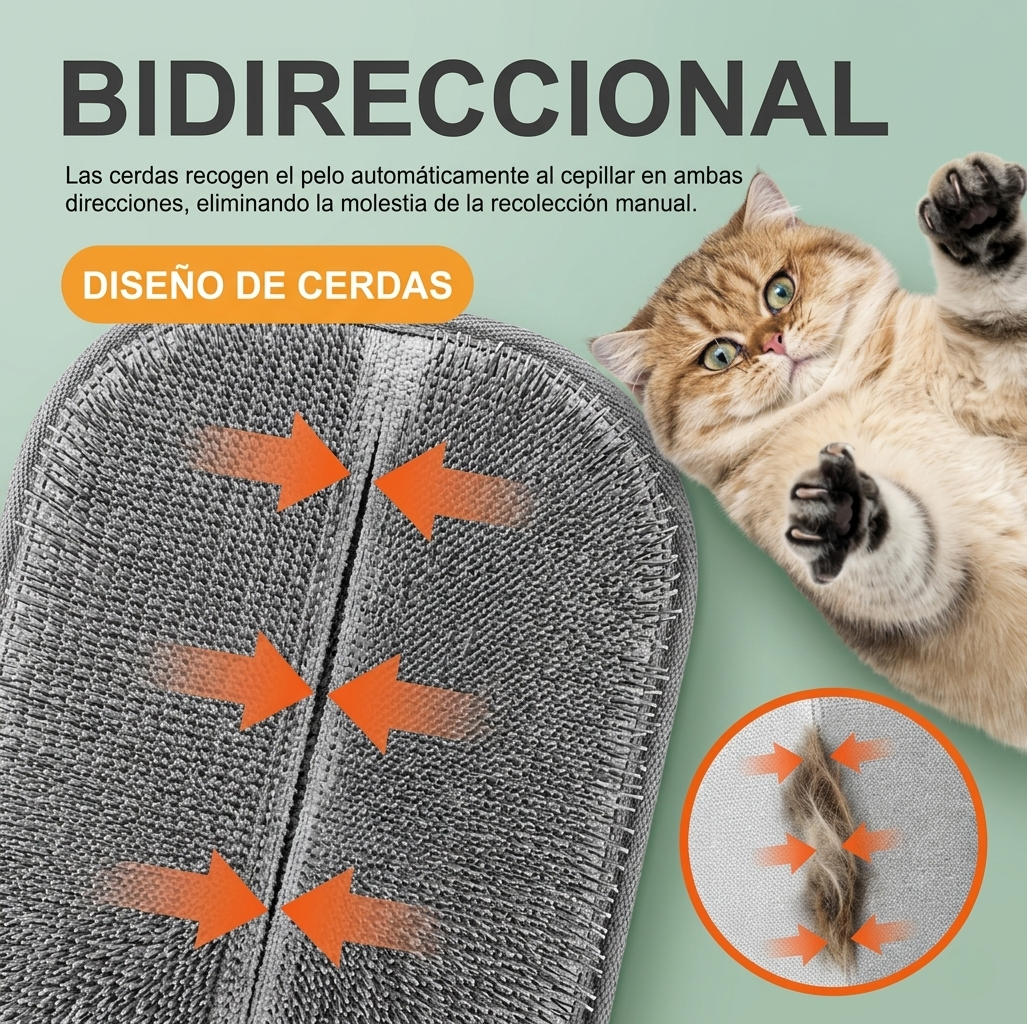 Guante Quitapelos para Mascotas