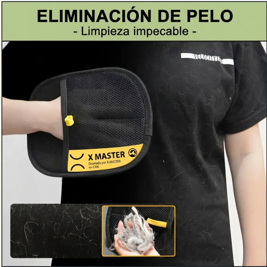 Guante Quitapelos para Mascotas